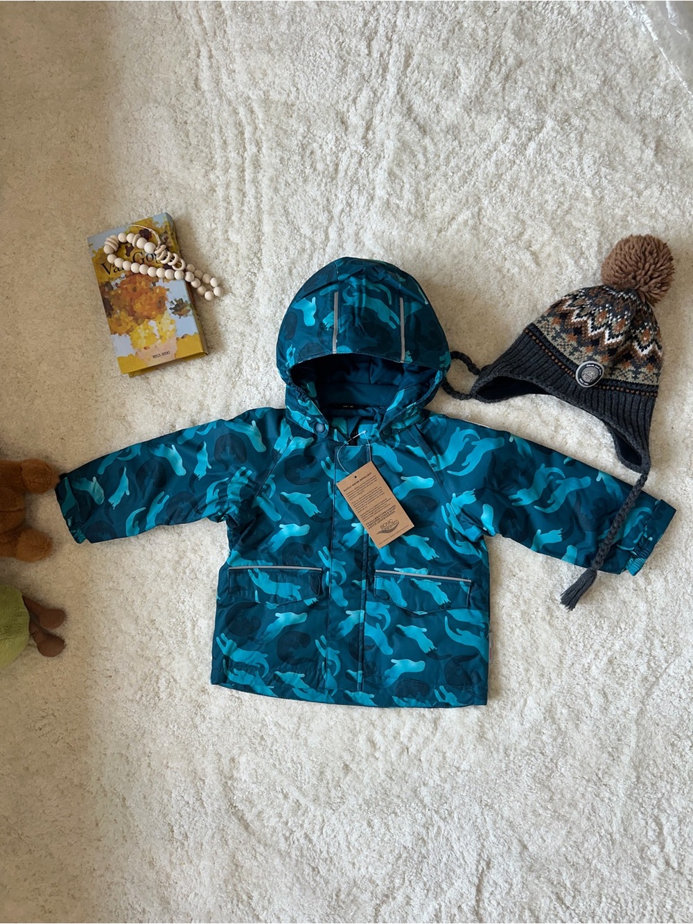Kids Waterproof Hooded winter Jacket